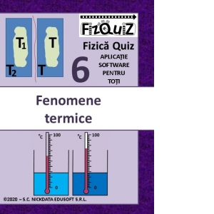 FizQuiZ Fizica Quiz 6 Fenomene termice : DVD cu soft educativ sub forma de joc