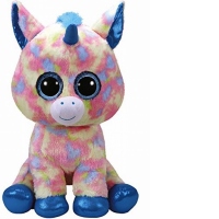 Plus Ty 42cm Boos Unicorn Albastru