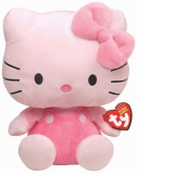 Plus Ty 15cm Beanie Babies Hello Kitty Roz