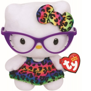Plus Ty 15cm Beanie Babies Hello Kitty Fashionista