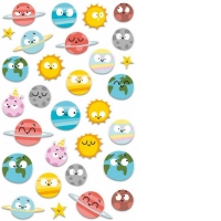 Set 30 de stickere 3D : Planete