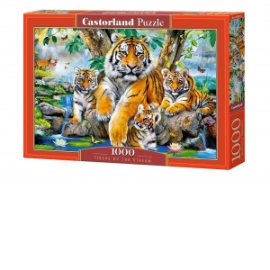 Puzzle 1000 piese Tigri