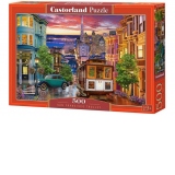 Puzzle 500 piese San Francisco Trolley
