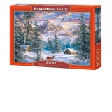 Puzzle 1000 piese Mountain Christmas