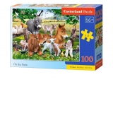 Puzzle 100 piese On The Farm
