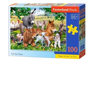 Puzzle 100 piese On The Farm