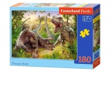Puzzle 180 piese Lupta Dinozaurilor
