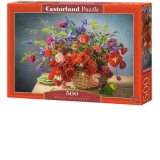 Puzzle 500 piese Bouquet with Poppies