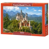 Puzzle 500 piese View of the Neuschwanstein Castle, Germany