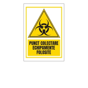 Indicator de Avertizare - Punct de colectare echipamente folosite