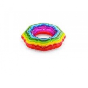 Colac gonflabil rainbow 115 cm