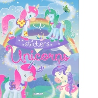 Unicorns stickers (bleu)