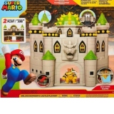 Set de joaca castelul Bowser Mario Nintendo cu figurina 6 cm