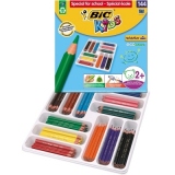 Creioane Colorate Kids Evolution Triangle, Ecolutions 144 buc/set