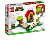 LEGO Super Mario - Set de extindere - Casa lui Mario si Yoshi 71367, 205 piese