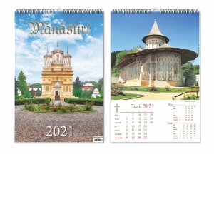 Calendar de perete 2021 Manastiri
