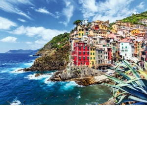 Puzzle - Riomaggiore Village, Cinque Terre, Italy, 99 piese (1023)
