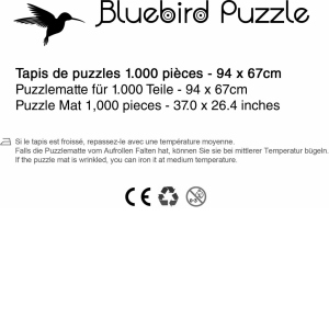 Covor pentru rulat puzzle Bluebird, 1000 piese