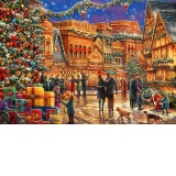 Puzzle - Chuck Pinson: Christmas At The Town Square, 2000 piese (70057)