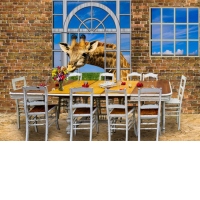 Puzzle - The Giraffe And The Flowers, 1500 piese (70045)