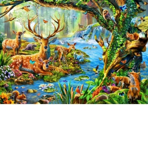Puzzle - Forest Life, 1500 piese (70185)
