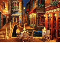 Puzzle - Viktor Shvaiko: Ristorante Da Roberto, 1500 piese (Bluebird-Puzzle-70213)