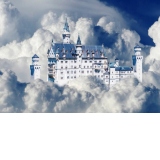 Puzzle - Neuschwanstein Castle In Clouds, 500 piese (70036)