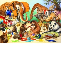 Puzzle - Monkeyangelo, 500 piese (70090)