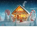 Puzzle - Christmas Cottage, 500 piese (70365)