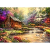 Puzzle - Chuck Pinson: Brookside Retreat, 1000 piese (70206)