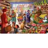 Puzzle - Steve Crisp: Village Greengrocer, 1000 piese (70232-P)