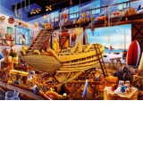 Puzzle - Boat Yard, 1000 piese (70316-P)