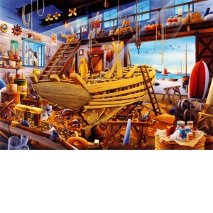 Puzzle - Boat Yard, 1000 piese (70316-P)