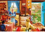 Puzzle - Steve Crisp: Cottage Interior, 1000 piese (70323-P)
