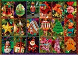 Puzzle - Festive Ornaments, 1000 piese (70325-P)