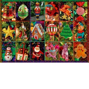 Puzzle - Festive Ornaments, 1000 piese (70325-P)