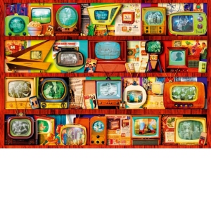 Puzzle - Aimee Stewart: Golden Age of Television-Shelf, 1000 piese (70330-P)