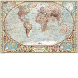 Puzzle World Map, 2000 piese (3935)