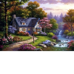 Puzzle Stonybrook Falls Cottage, 2000 piese (3940)