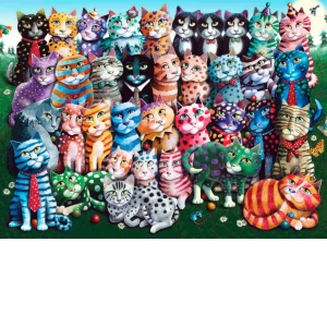 Puzzle Cat Family Reunion, 1000 piese (1030)