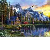 Puzzle Sunset Cabin, 1000 piese (1024)