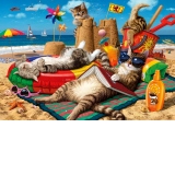 Puzzle Steve Read: Cats On The Beach, 260 piese (3322)