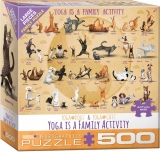 Puzzle Yoga is A Family Activity, 500 piese XXL (6500-5354)