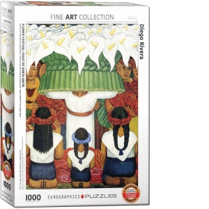 Puzzle Diego Rivera: Flower Festival, 1000 piese (6000-0798)