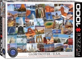 Puzzle Globetrotter USA, 1000 piese (6000-0750)