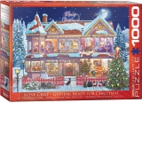 Puzzle Steve Crisp: Getting Ready Christmas, 1000 piese (6000-0973)