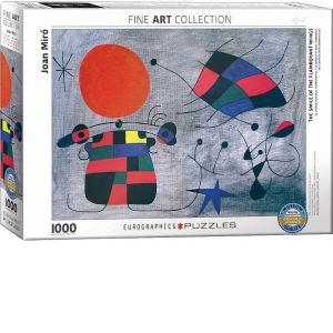 Puzzle Joan Miro: Le Sourire aux Ailes Flamboyantes, 1000 piese (6000-0856)
