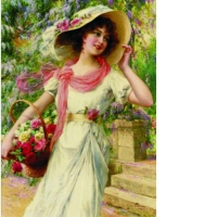 Puzzle Emile Vernon: Flower Garden, 1000 piese (60447)