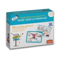 Invat usor la Franceza - 50 de harti mentale pentru a intelege mai usor gramatica, ortografia si conjugarea verbelor! Clasa a III-a, a IV-a, a V-a