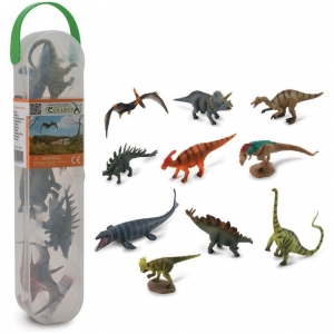 Cutie cu 10 minifigurine Dinozauri